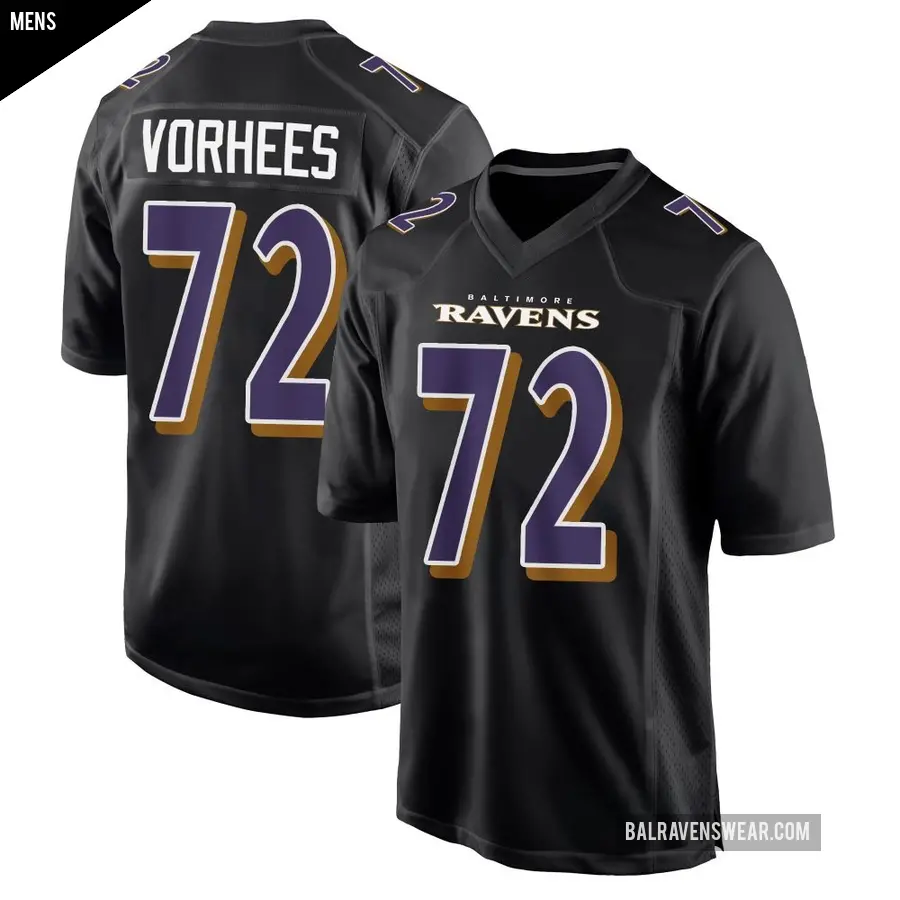 NFLレイブンズ#72 Andrew Vorhees実使用ジャージ2024 Andrew Vorhees Jersey, Legend, Game, Limited, Elite Jerseys